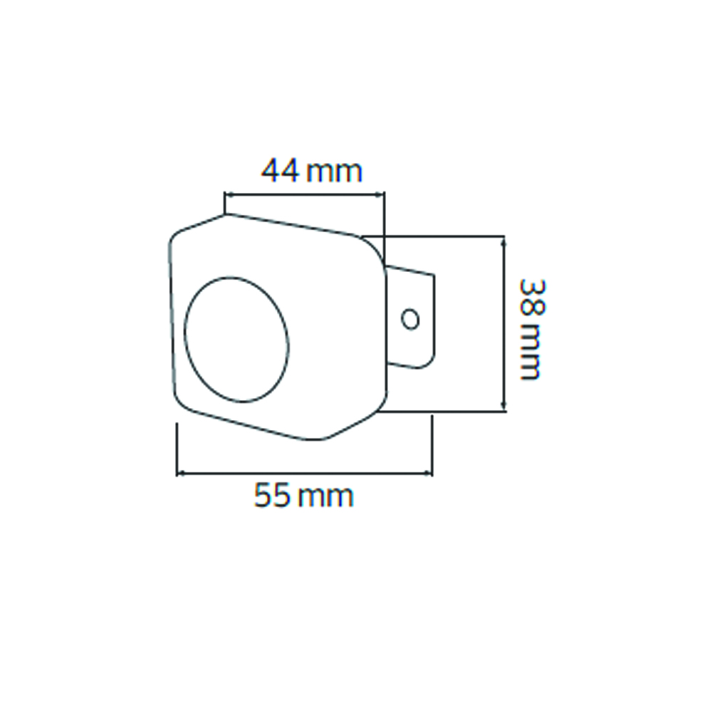 Датчик руху 60W 110-240V IP20 360° накладний білий Датчик руху 60W 110-240V IP20 360° накладний білий