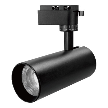 Світлодіодний LED світильник трековий COB LED 30W 3CCT 2400Lm чорний