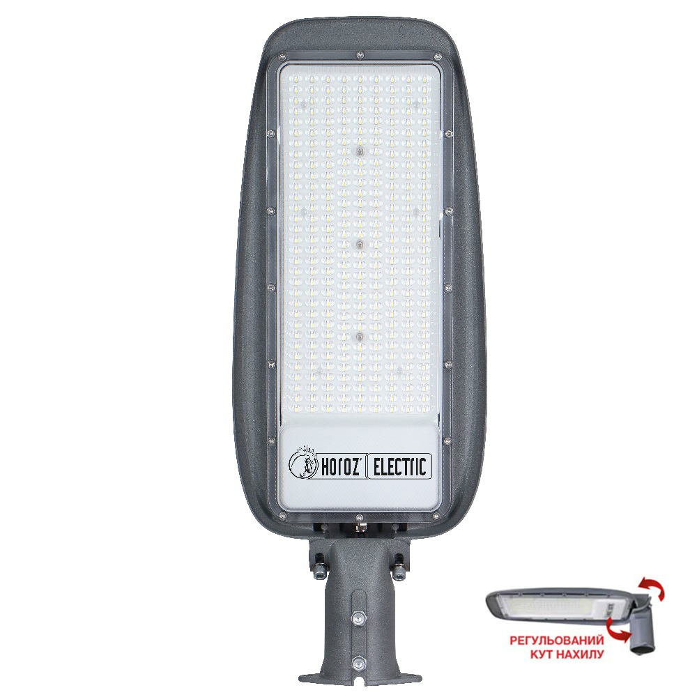 Світлодіодний LED прожектор консольний поворотний 200W 6400K 23550Lm IP65 640x236мм чорний