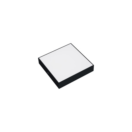 Світлодіодний LED світильник 18W 3CCT 1620Lm 123х40мм чорний квадратний