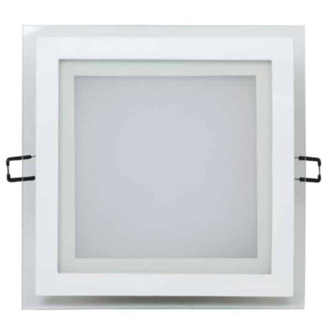 Світлодіодний LED світильник 15W 6400K 1150Lm врізний 198мм білий квадратний