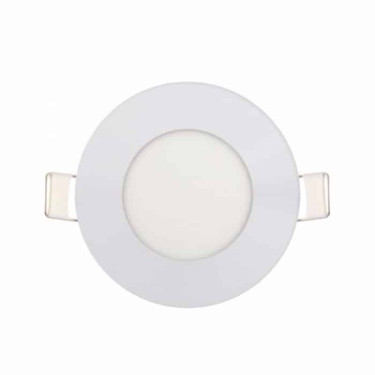 Світлодіодна LED панель 3W 4200K 110Lm врізна d-83мм кругла біла