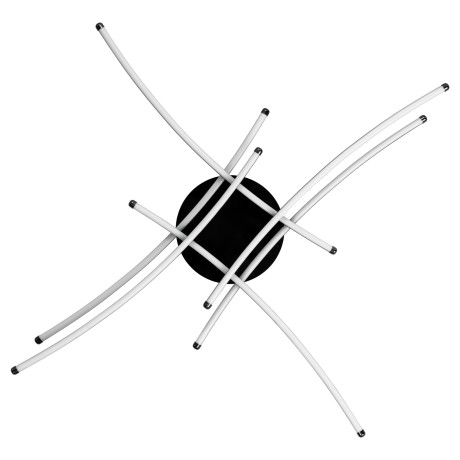 Світлодіодний LED світильник 50W 4000K 2750Lm 800х800мм чорний