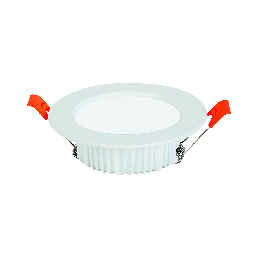 Світлодіодний LED світильник 8W 3CCT 600Lm врізний d-98мм білий круглий
