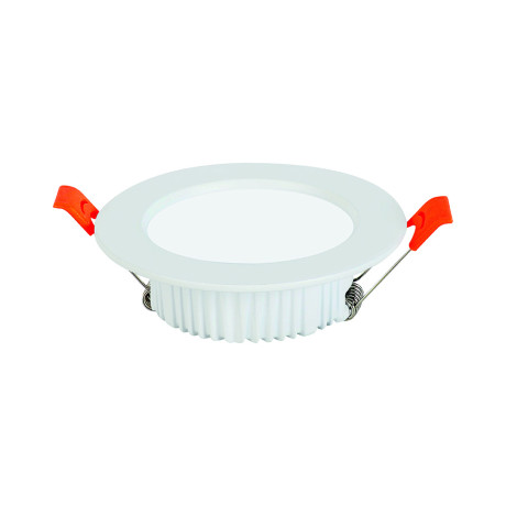 Світлодіодний LED світильник 8W 3CCT 600Lm врізний d-98мм білий круглий