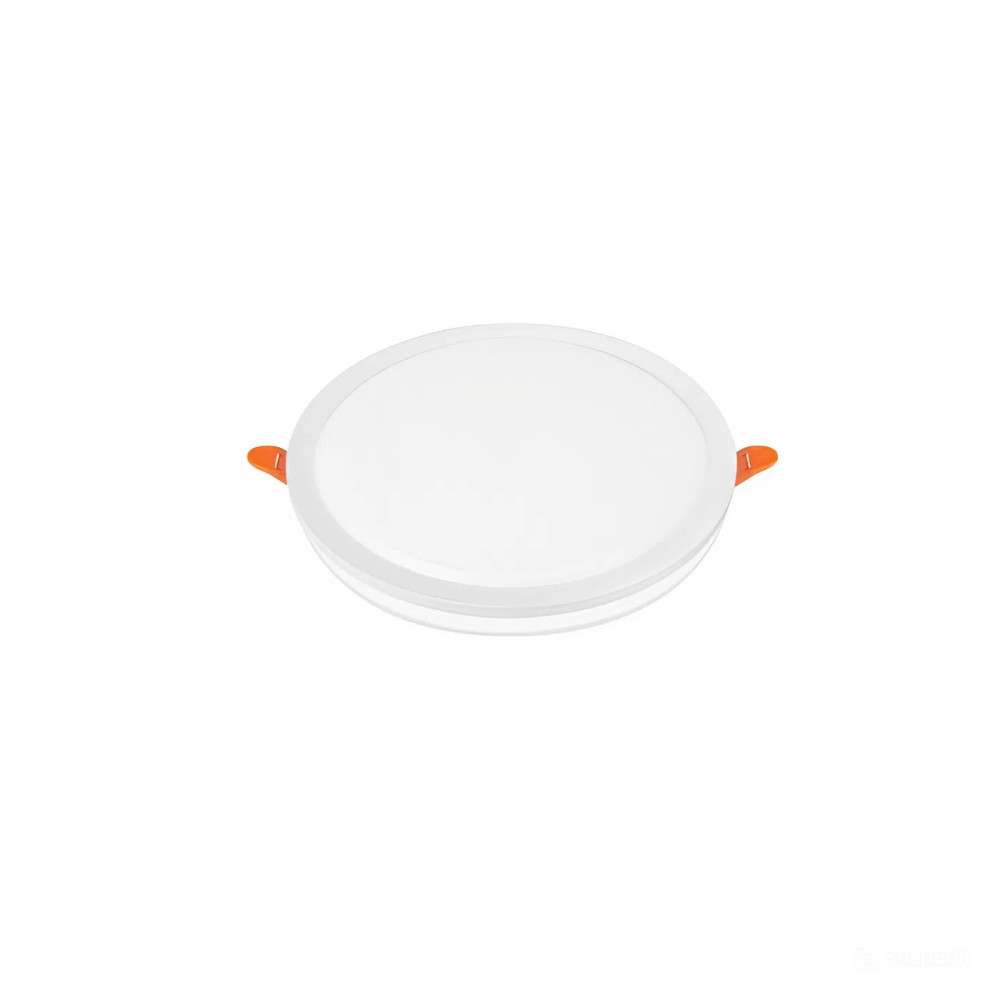 Світлодіодний LED світильник 36W 3CCT 2880Lm врізний d-265мм білий круглий