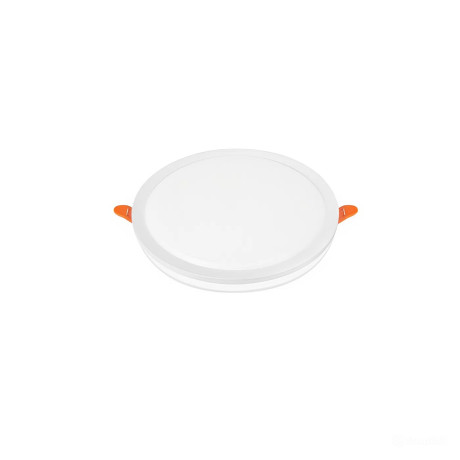 Світлодіодний LED світильник 36W 3CCT 2880Lm врізний d-265мм білий круглий
