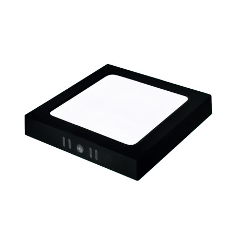 Світлодіодний LED світильник 12W 3CCT 1050Lm ІР20 140х32мм чорний квадратний