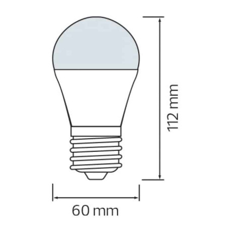 Світлодіодна LED лампа диммируюча А60 10W E27 900Lm 4200K