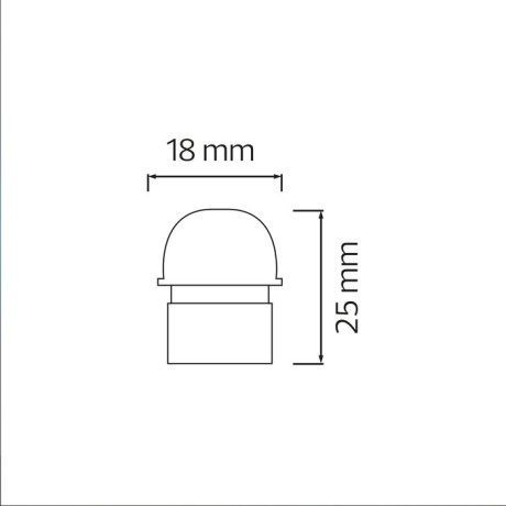 Датчик руху 1200W 220-240V IP20 360° білий