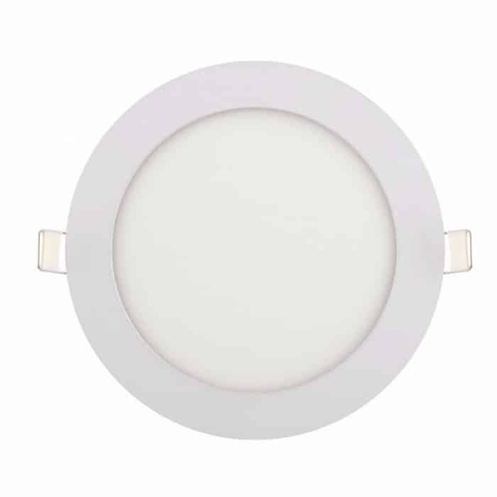 Світлодіодна LED панель 12W 6400K 660Lm врізна d-168мм кругла біла
