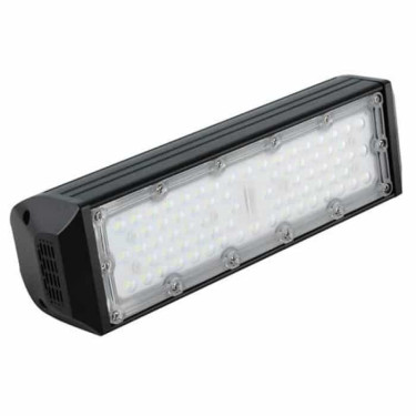 Світлодіодний світильник-прожектор підвісний 50W 6400K 4650Lm IP65 80x290мм чорний