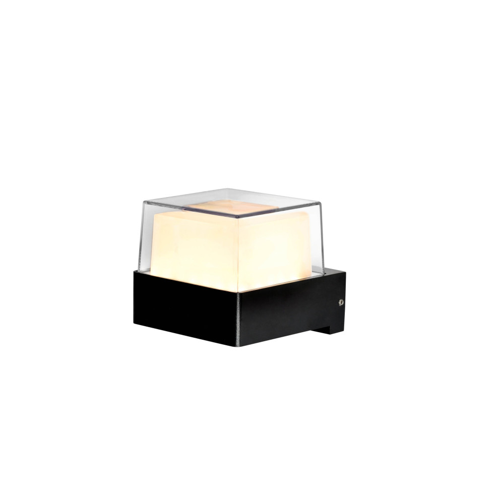 Світлодіодний LED світильник садово-парковий 5W 4200K 450Lm IP54 настінний чорний