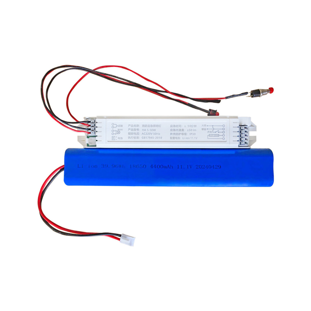 Світлодіодний аварійний комплект 110-265V, батарея -11.1V 4400mAh