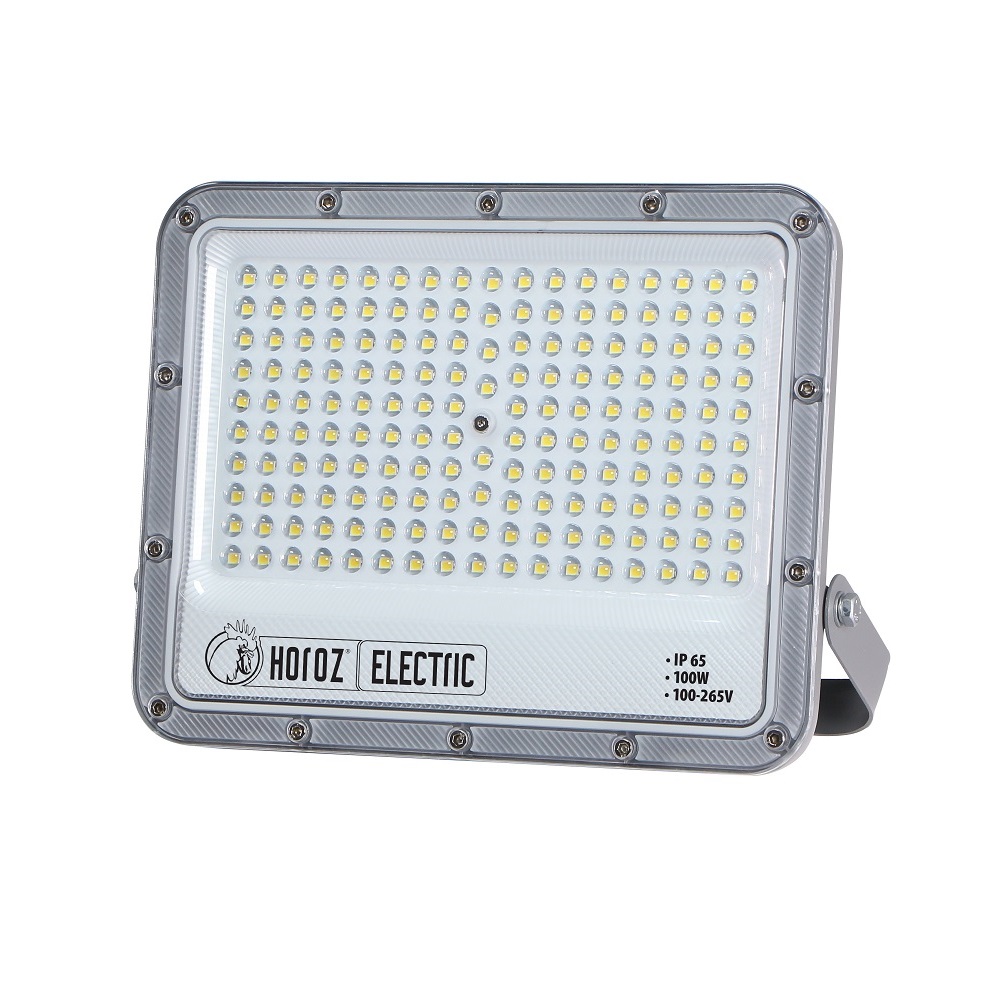 Світлодіодний LED прожектор 100W 3CCT 13000Lm IP65 сірий