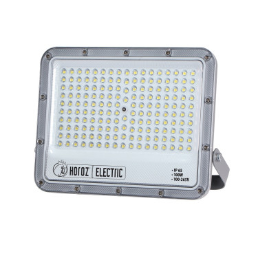 Світлодіодний LED прожектор 100W 3CCT 13000Lm IP65 сірий