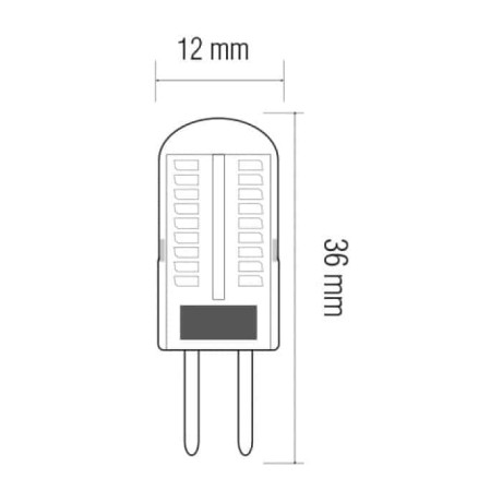 Світлодіодна LED лампа G4 3W 150Lm 6400K