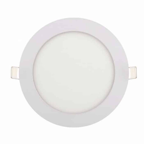 Світлодіодна LED панель 12W 4200K 660Lm врізна d-168мм кругла біла