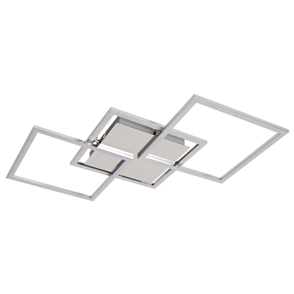 Світлодіодний LED світильник 40W 4000K 2400Lm кольору хром