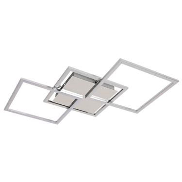Світлодіодний LED світильник 40W 4000K 2400Lm кольору хром