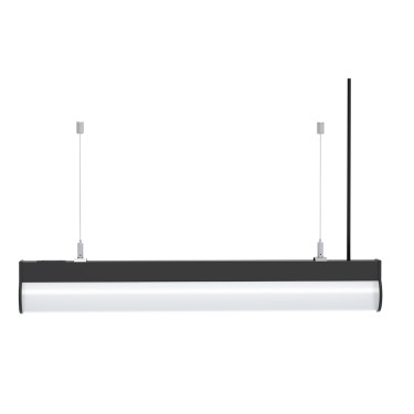 Світлодіодний LED світильник 40W 3CCT 4200Lm 60х1200мм чорний