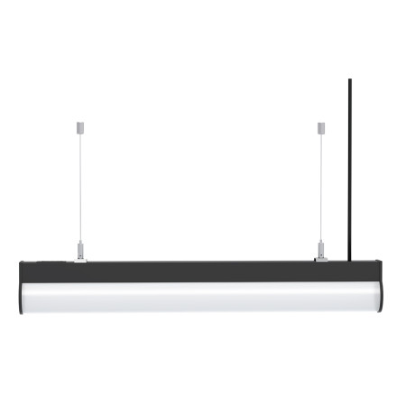 Світлодіодний LED світильник 40W 3CCT 4200Lm 60х1200мм чорний