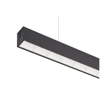 Світлодіодний LED світильник 40W 3CCT 4600Lm 50х1200мм чорний