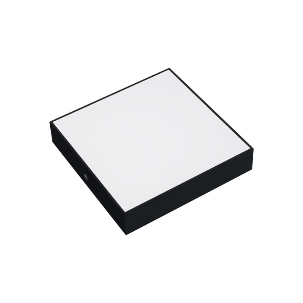 Світлодіодний LED світильник 48W 3CCT 4320Lm 300х40мм чорний квадратний
