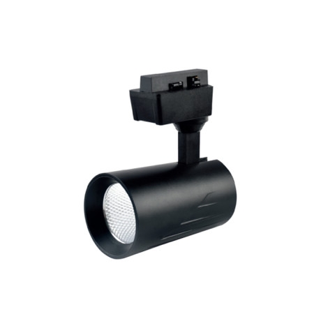 Світлодіодний LED світильник трековий COB LED 30W 3CCT 2400Lm чорний