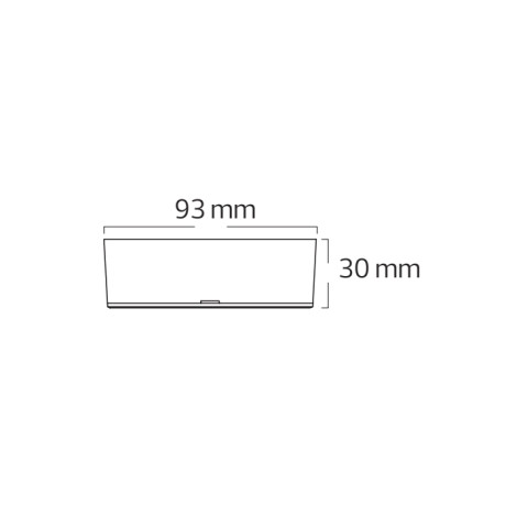 Світлодіодний LED світильник поворотний 5W 3CCT 450Lm 93х30мм білий круглий