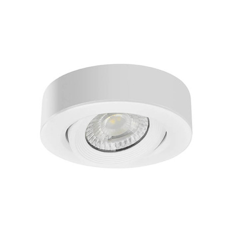 Світлодіодний LED світильник поворотний 5W 3CCT 450Lm 93х30мм білий круглий