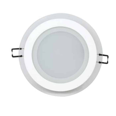 Світлодіодний LED світильник 12W 4200K 744Lm врізний d-160мм білий круглий