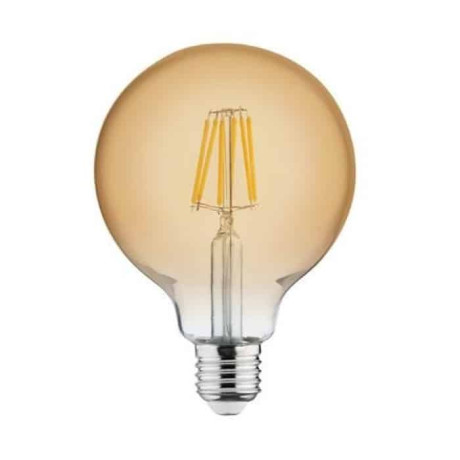 Світлодіодна LED лампа філамент Глоб 6W Е27 540Lm 2200К