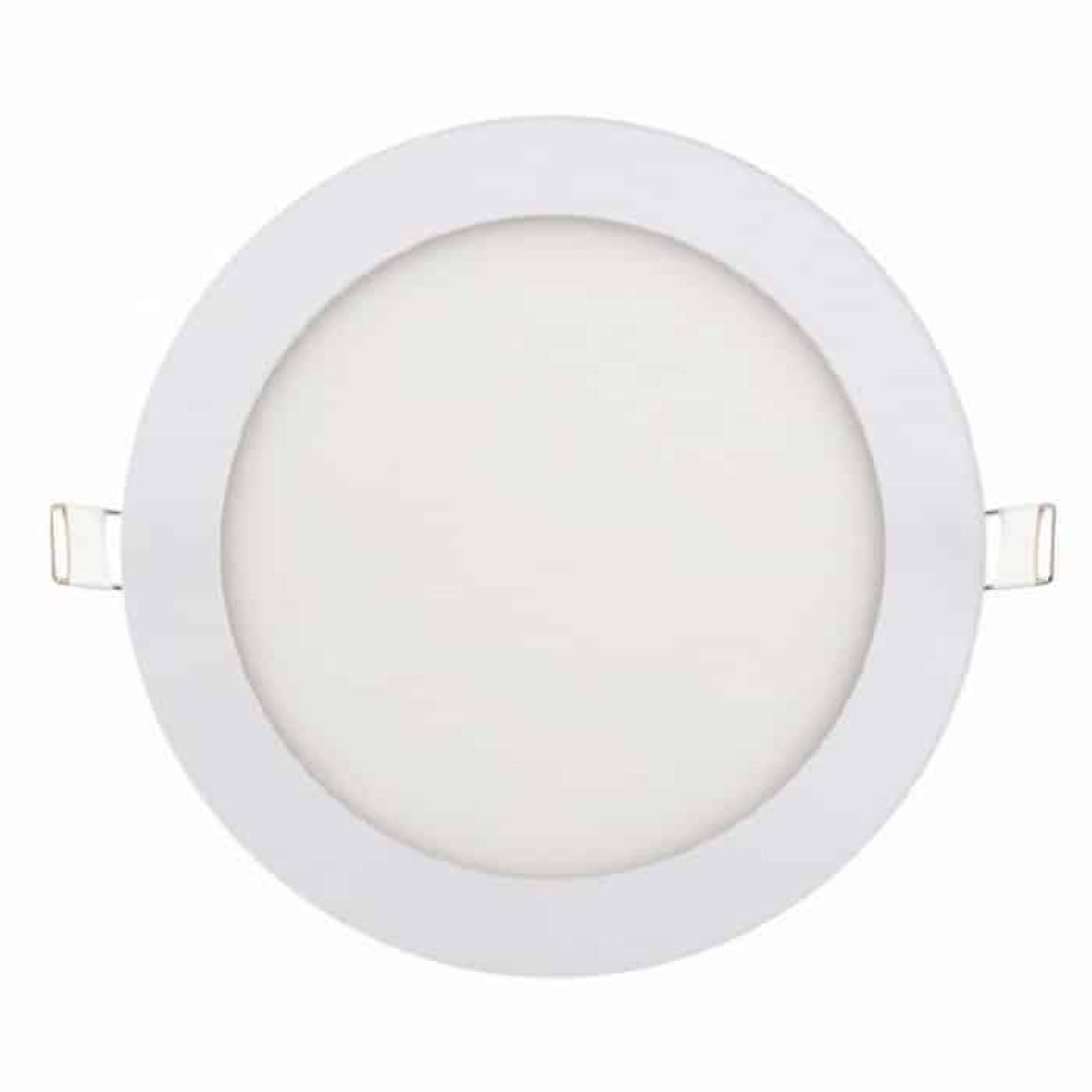 Світлодіодна LED панель 15W 6400K 900Lm врізна d-190мм кругла біла