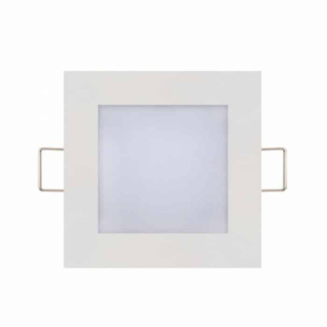 Світлодіодна LED панель 3W 6400K 110Lm врізна 89мм квадратна біла