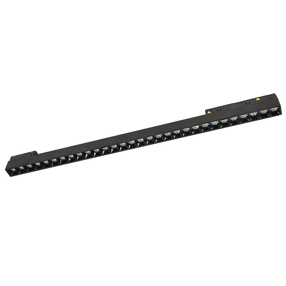 Світлодіодний LED світильник трековий лінійний магнітний 6W 4200K 540Lm 48V DC чорний Світлодіодний LED світильник трековий лінійний магнітний 6W 4200K 540Lm 48V DC чорний