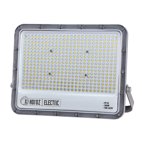 Світлодіодний LED прожектор 300W 3CCT 39000Lm IP65 сірий