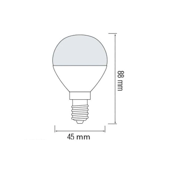 Світлодіодна LED лампа шарік 10W Е14 1000Lm 6400K