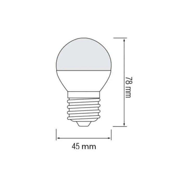 Світлодіодна LED лампа шарік 6W Е27 480Lm 4200K