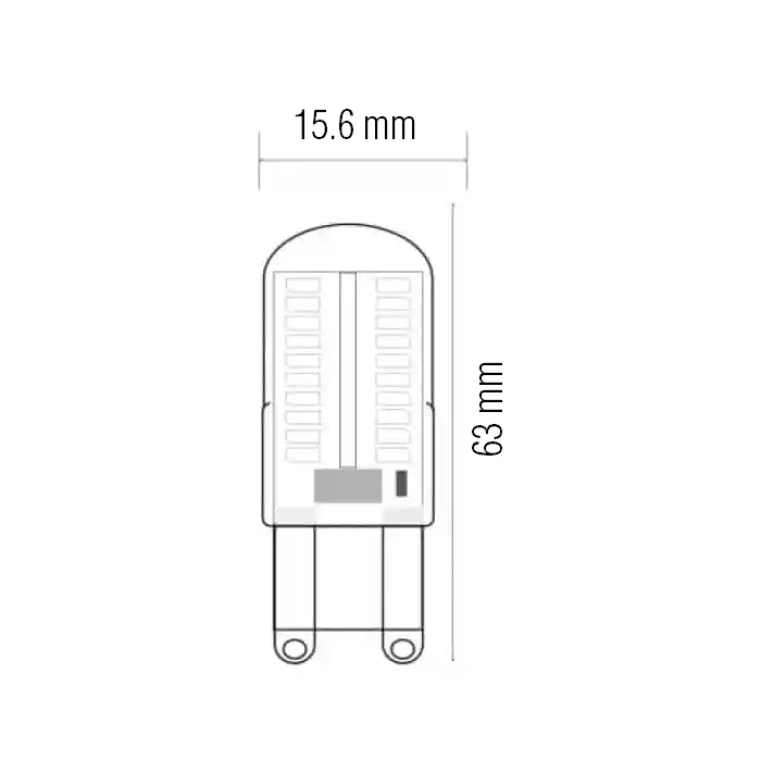 Світлодіодна LED лампа G9 5W 230Lm 6400K