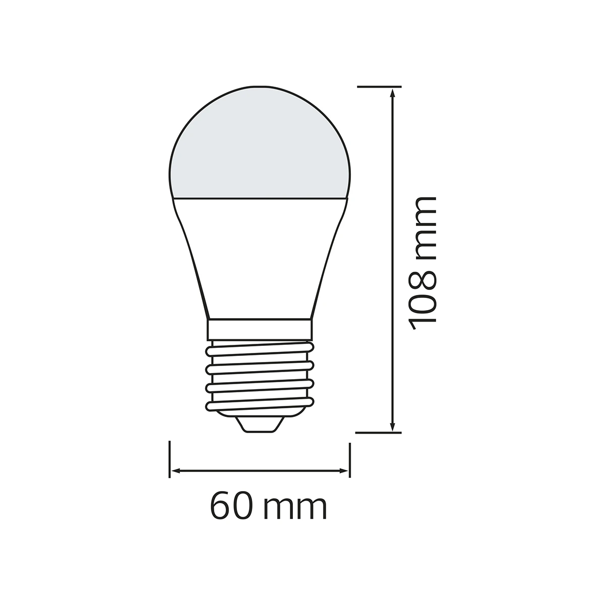 Світлодіодна LED лампа А60 10W E27 940Lm 3000К-4000К-6400K