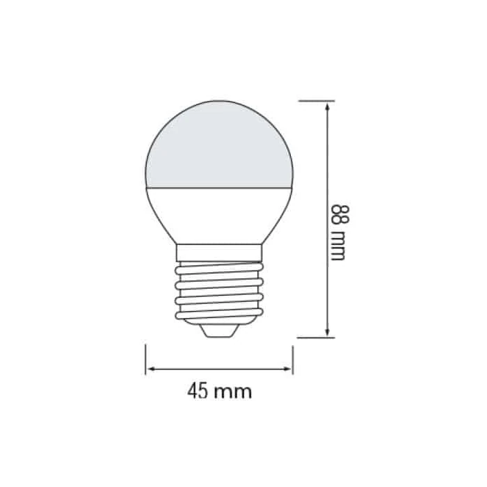 Світлодіодна LED лампа шарік 8W Е27 800Lm 6400K