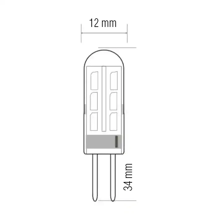 Світлодіодна LED лампа G4 1,5W 110Lm 2700K