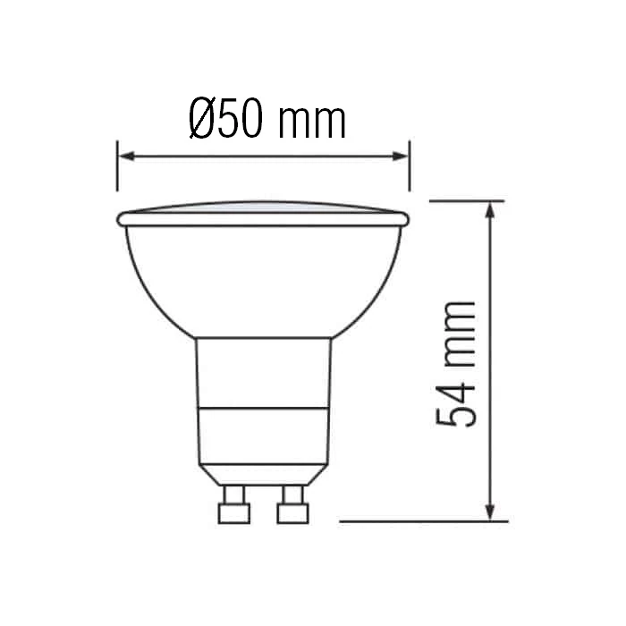 Світлодіодна LED лампа MR16 10W GU10 800Lm 6400K